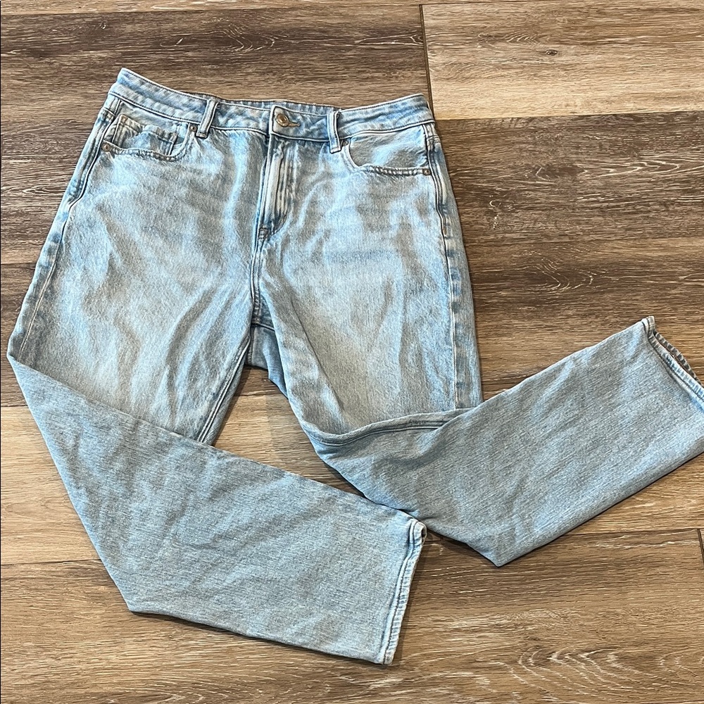 American Eagle Outfitters Light Blue Women's Straight Jeans